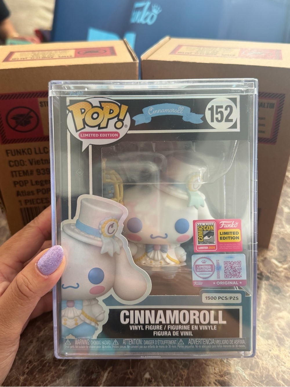 LIMITED EDITION - SAN DIEGO COMIC CON 2026 -  Cinnamoroll Vinyl Figure - Picture 3 of 4